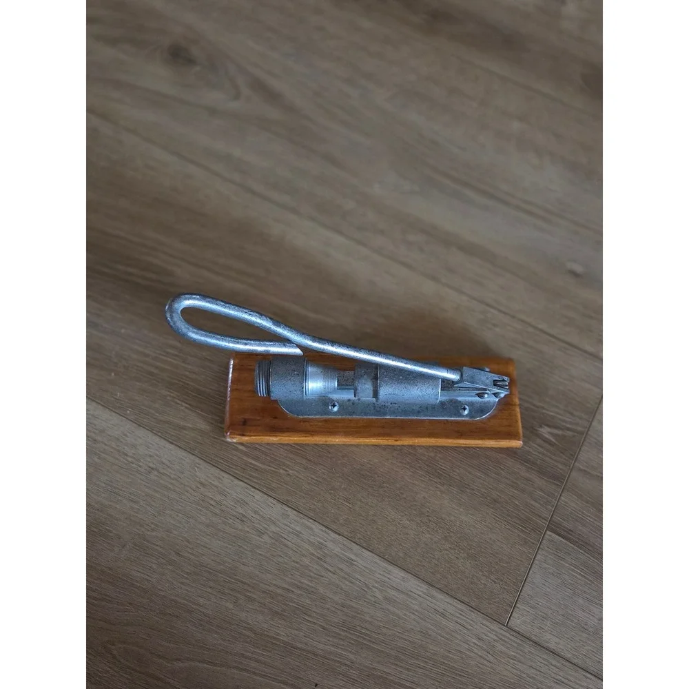Vintage Wine Bottle Corker on Wood Base Heavy‎ Duty